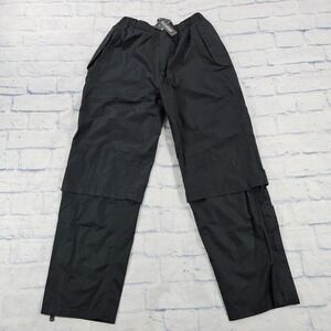 Founders Club Rain Pants MENS S Black Adjustable Length Golf Waterproof